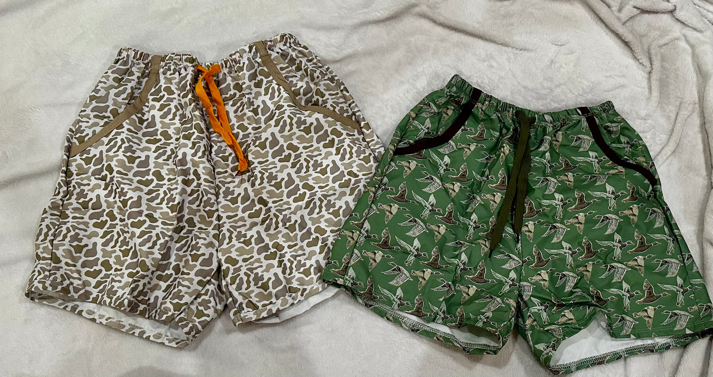 Boys Camo/Duck Shorts